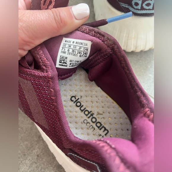 Adidas cloud foam pure running shoes size 7.5 - Picture 9 of 11